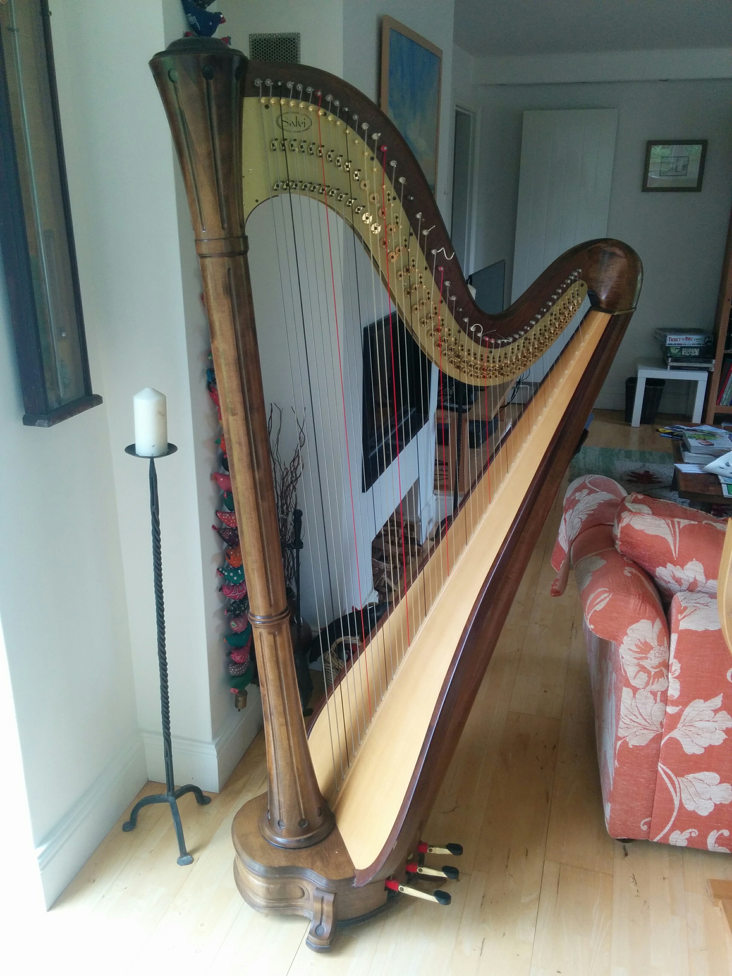 Used second hand harps Blondel, Lyon & Healy, Avalon, Erard Gothic